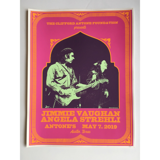 Jimmie Vaughan and Angela Strehli Poster