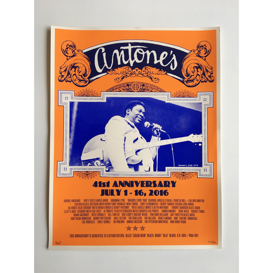 Antone's 41st Anniversary Poster