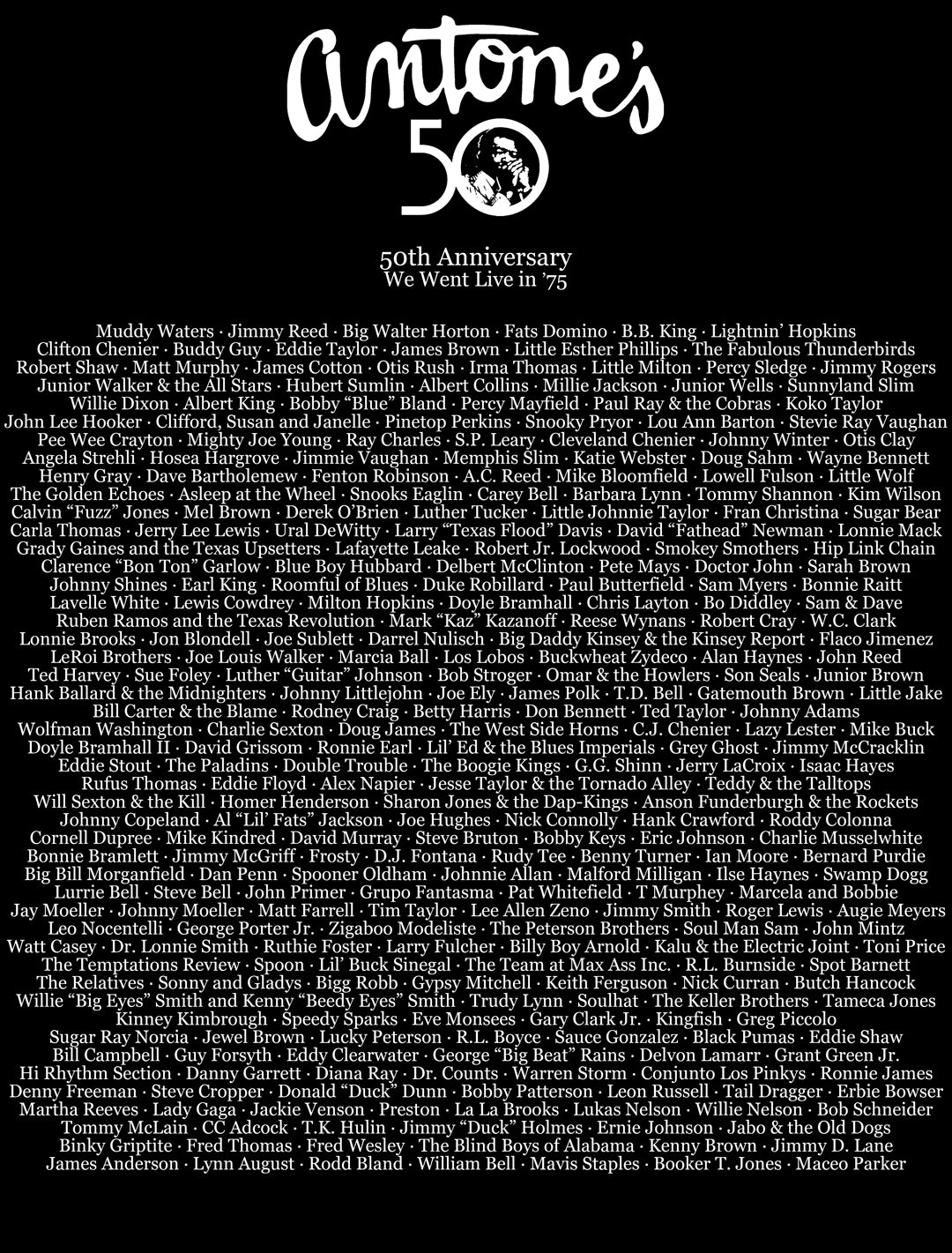 Antone's Stars of 50 Big Walter Shirt