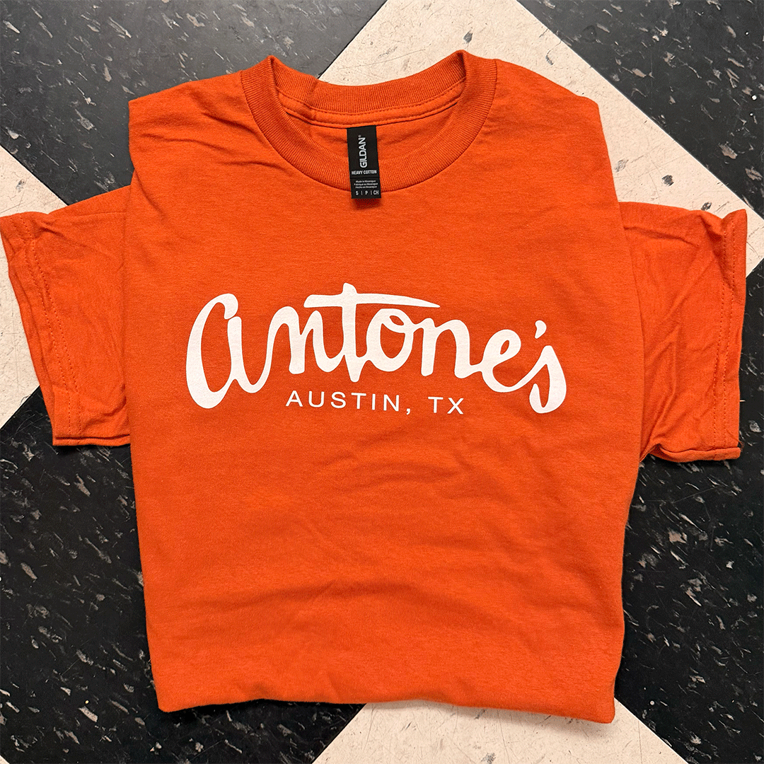 Burnt Orange Antone's Script Logo Shirt