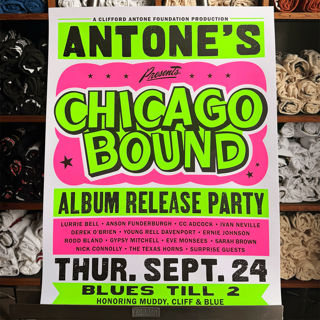 Chicago Bound Album Release Party Poster