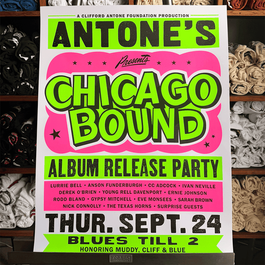 Chicago Bound Album Release Party Poster