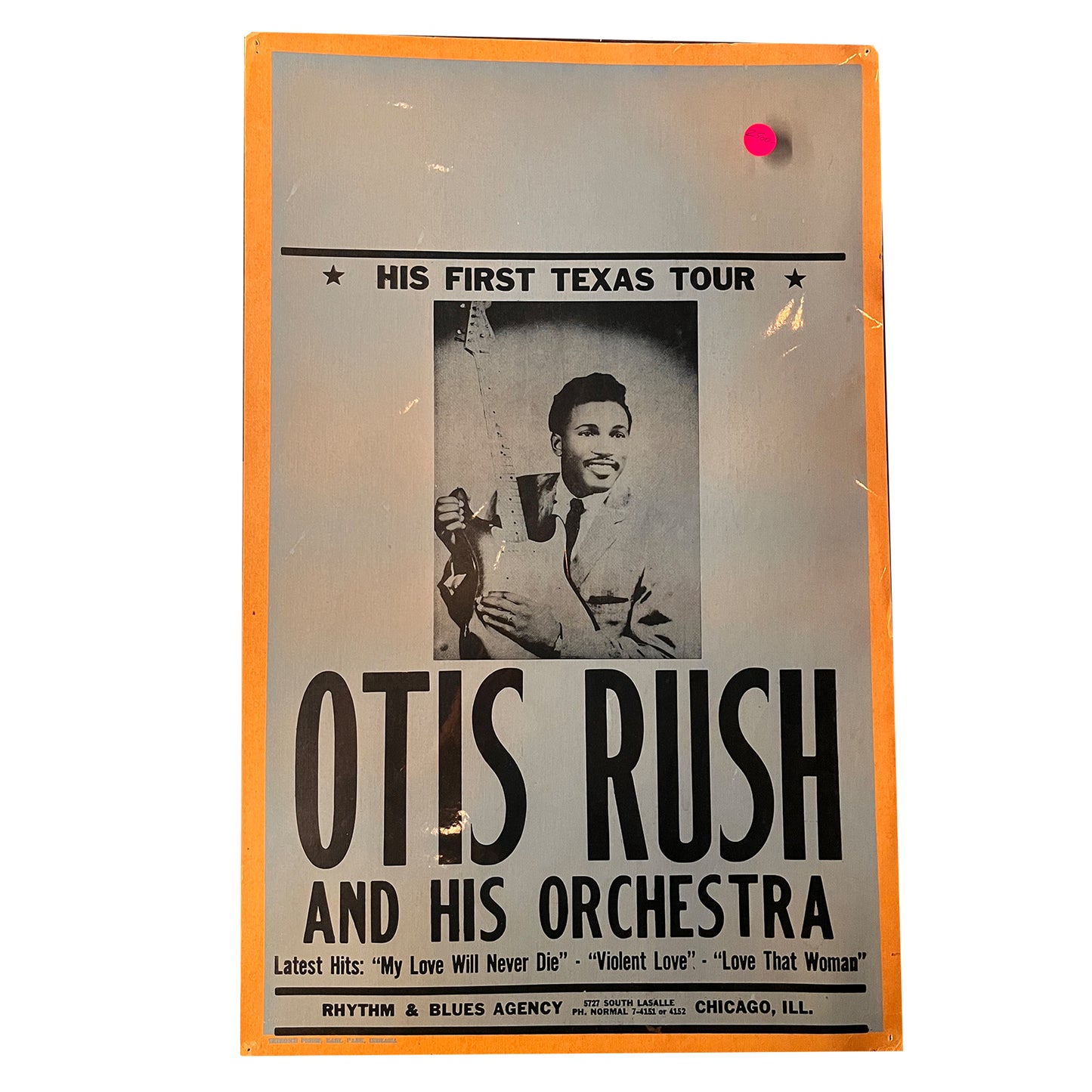 Otis Rush, 'His First Texas Tour' - Vintage Poster