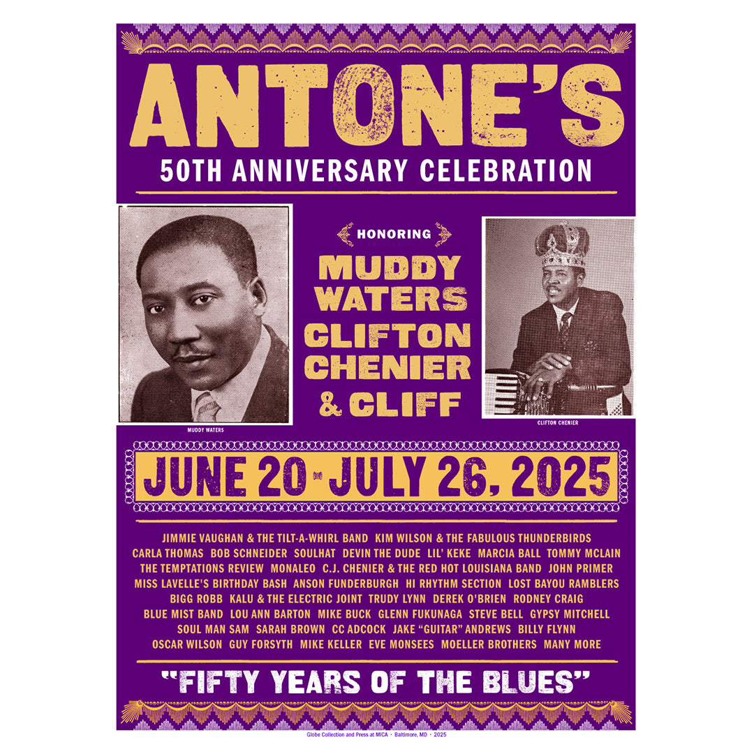 50th Anniversary Antone's Poster