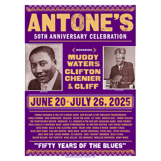 50th Anniversary Antone's Poster