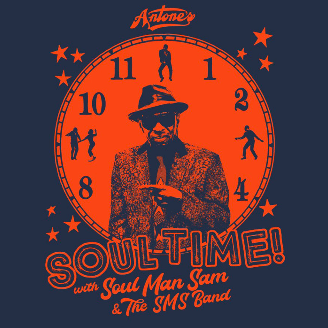 Soul Man Sam Orange Shirt