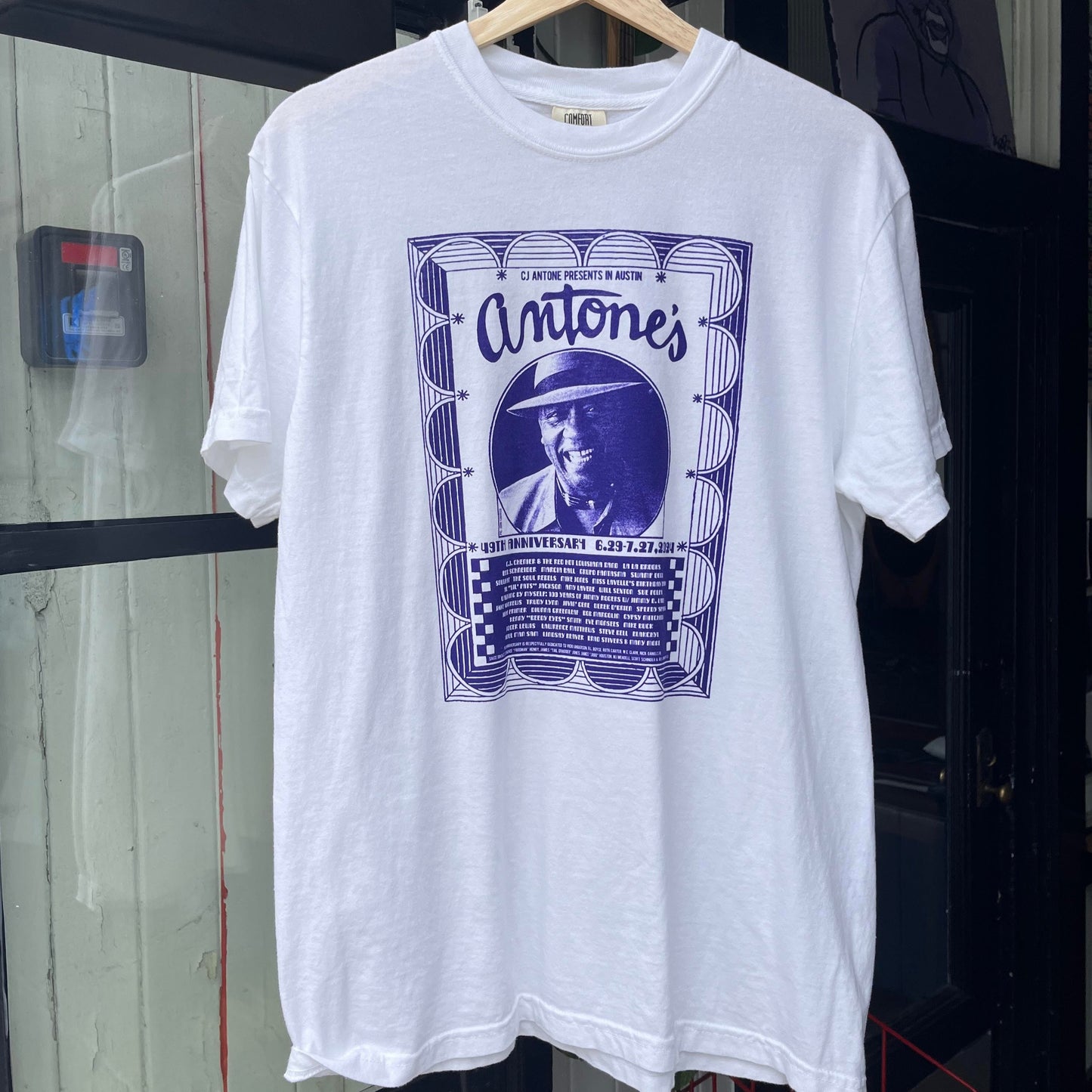 Antone's 49th Anniversary Shirt - Purple