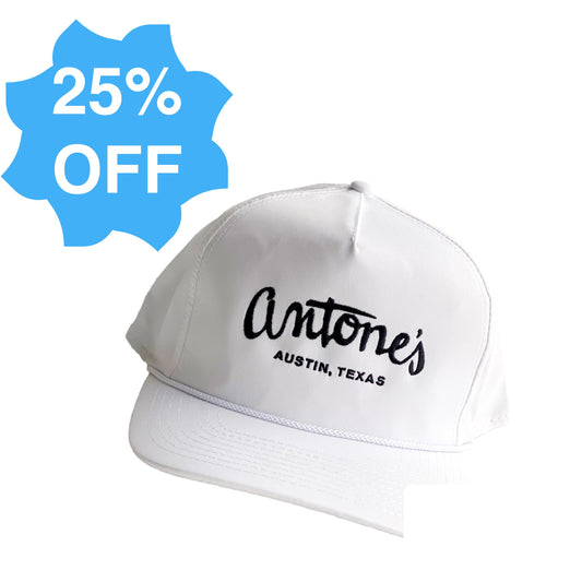 White Antone's Embroidered Hat