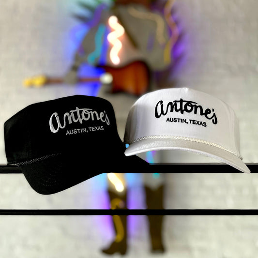 White Antone's Embroidered Hat