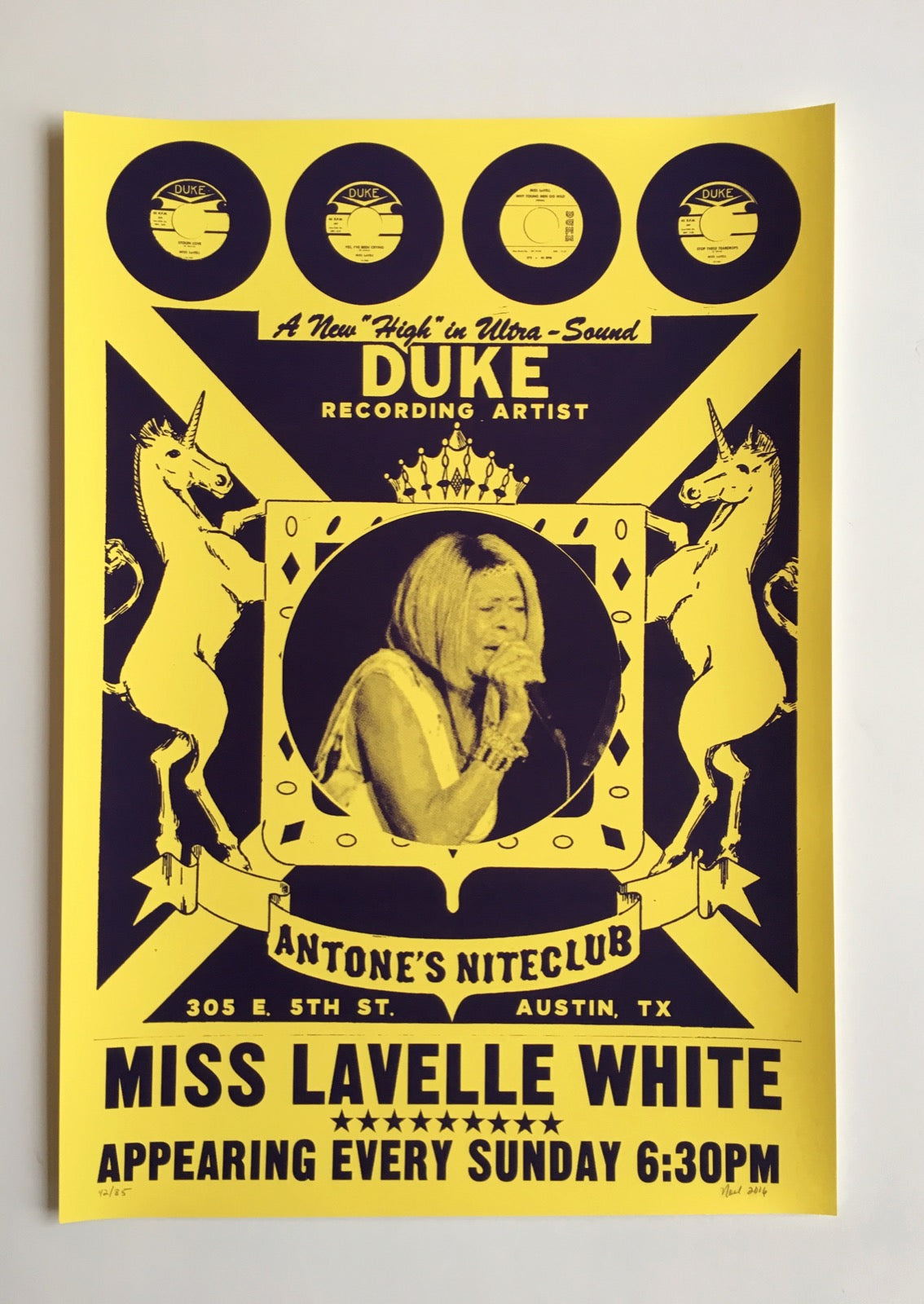 Miss Lavelle White Poster
