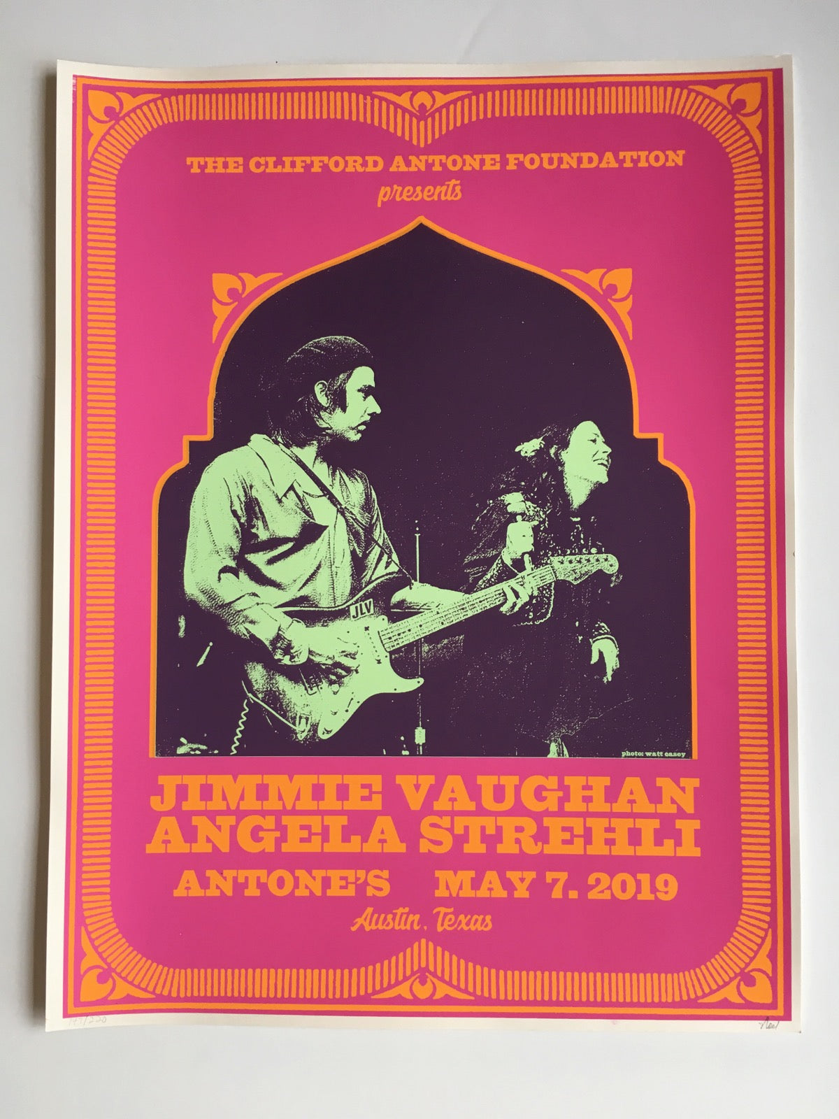 Jimmie Vaughan and Angela Strehli Poster