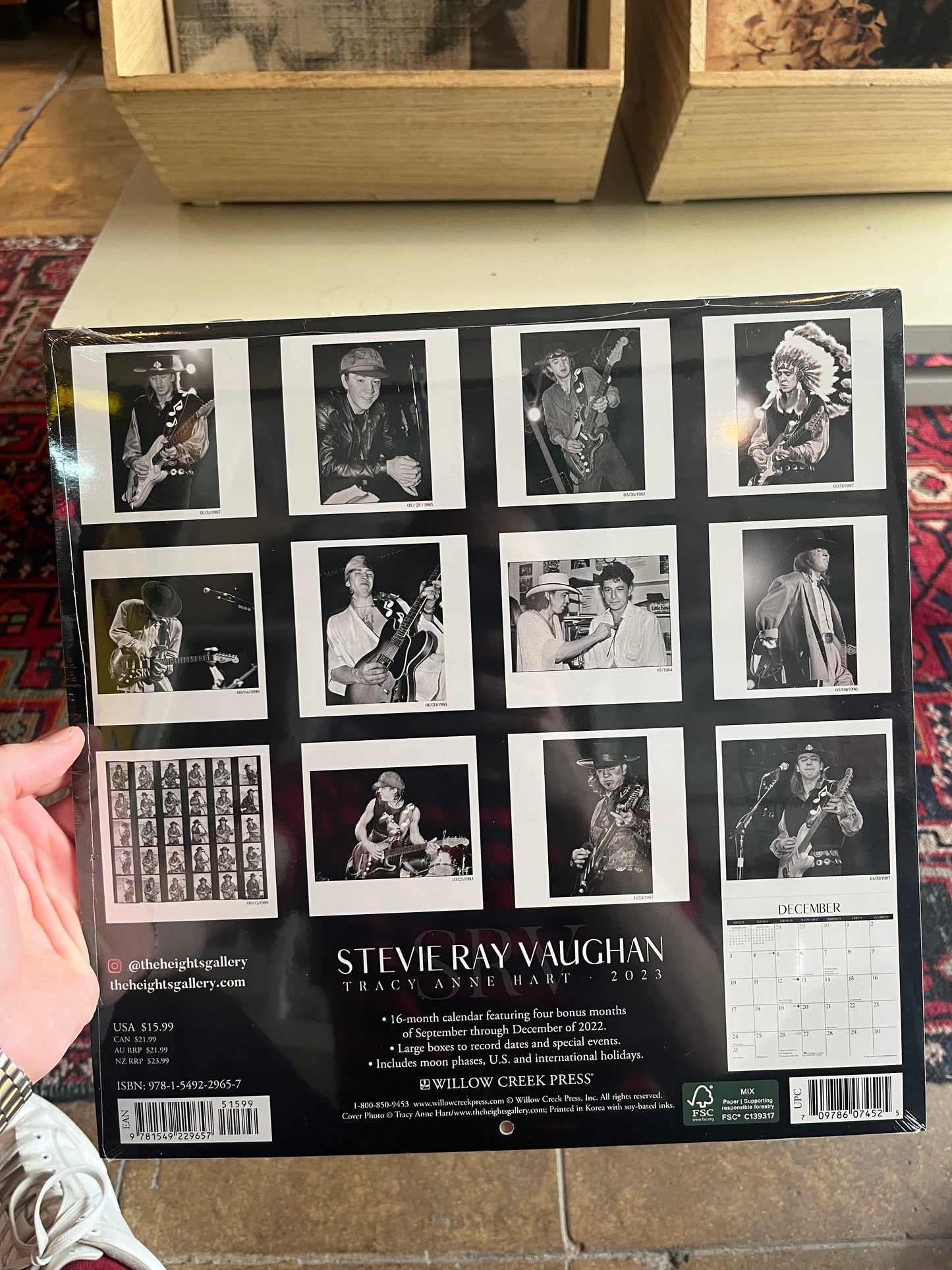 Stevie Ray Vaughan / Tracy Anne Hart 2023 Calendar