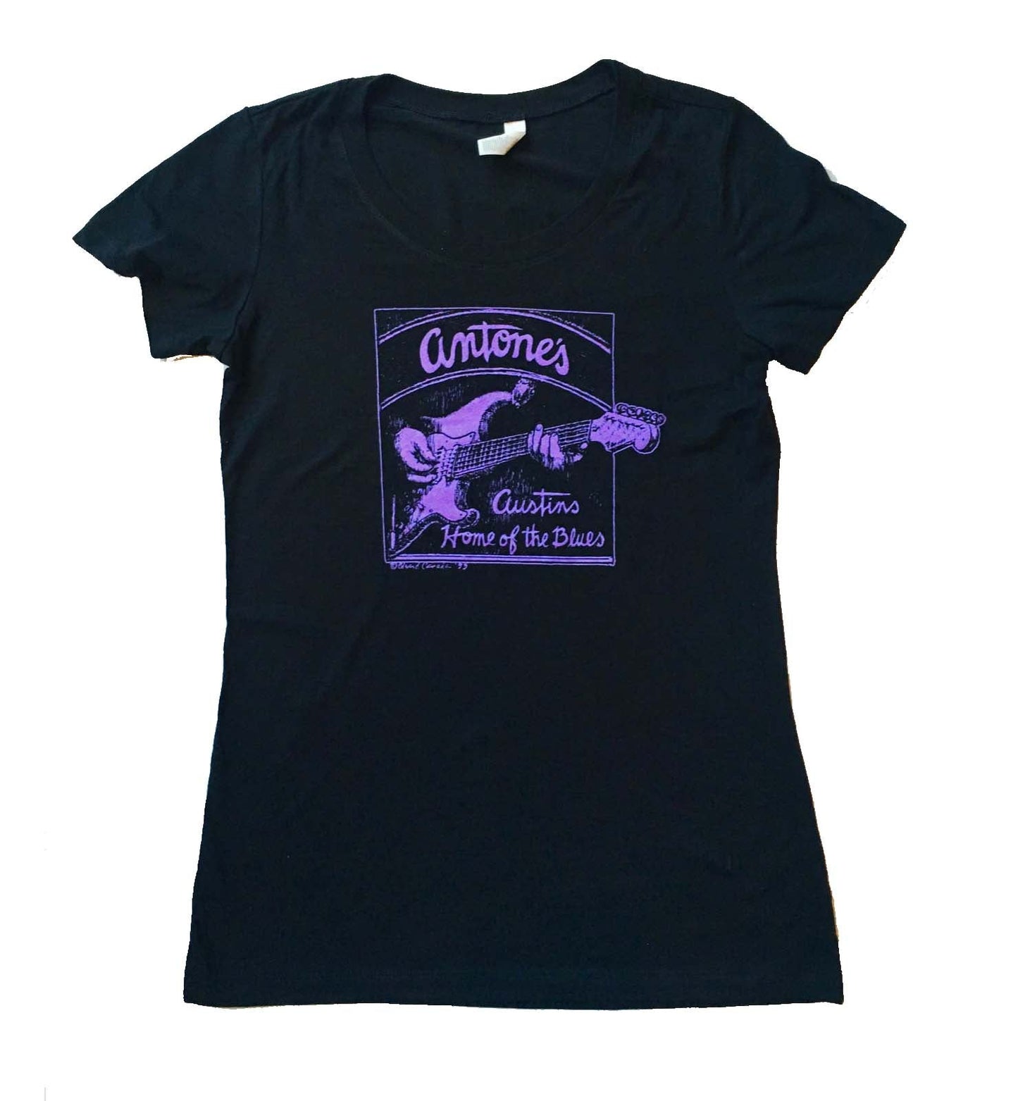 Women's Purple Guitar Logo Shirt