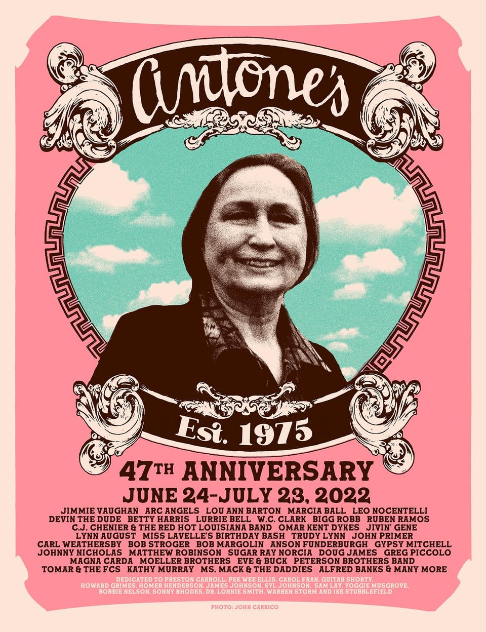 Antone's 47th Anniversary Poster