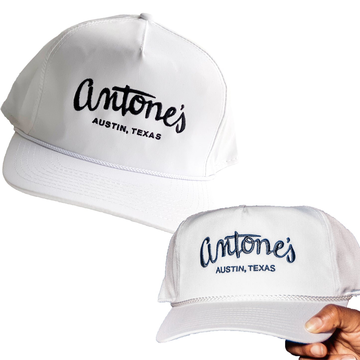 White Antone's Embroidered Hat
